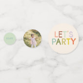 Confettis Pastel Plaid "Two Much Fun" 2nd Birthday Custom (Devant)
