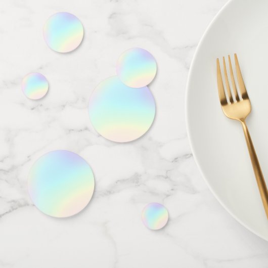 Confettis Pastel Rainbow fête d'anniversaire esthétique (Groupe)