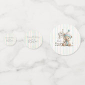 Confettis Pastel Teddy Bear Birthday  (Devant)