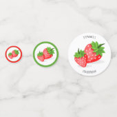 Confettis Patch fraise (Devant)