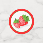 Confettis Patch fraise (Petit recto)