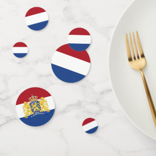 Confettis Pays-Bas Confetti, fête, drapeau néerlandais