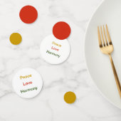 Confettis Peace Love Harmony (Groupe)