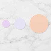 Confettis Peach to Lavender Purple Gradient Table (Devant)