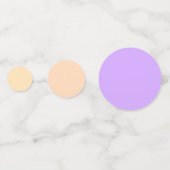 Confettis Peach to Lavender Purple Gradient Table (Derrière)