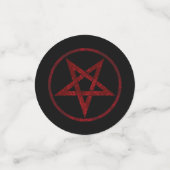 Confettis Pentagram Red Devil (Petit recto)