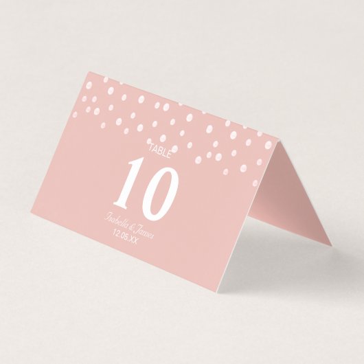 Confettis Perle sur Mariage en Or Rose (Front)