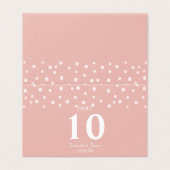 Confettis Perle sur Mariage en Or Rose (Outside Unfolded)