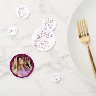 Confettis Perles et Prosecco Fête des mariées moderne élégan