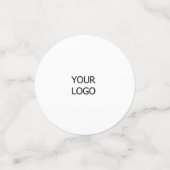 Confettis personnalisation ajouter votre logo nom d'entrepri (Petit recto)