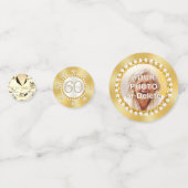 Confettis Personnalisé, 60e anniversaire Décorations de tabl (Devant)