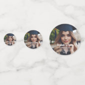 Confettis Personnalisé Tout Au Long De La Graduation Nom Pho (Derrière)