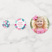 Confettis Personnalisée Joyeuse Grenouille d'anniversaire th (Derrière)