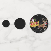 Confettis Personnaliser la table de Noël (Devant)