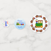 Confettis Personnaliser le nom et l'année Choo Choo Train An (Derrière)