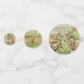 Confettis Peter le Baby shower du jardin du lapin (Devant)