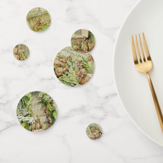 Confettis Peter le Baby shower du jardin du lapin (Groupe)