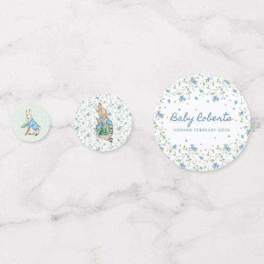 Confettis Peter Rabbit Baby Shower (Devant)