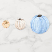 Confettis Petit baby shower citrouille doux (Devant)