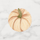 Confettis Petit baby shower citrouille doux (Petit recto)