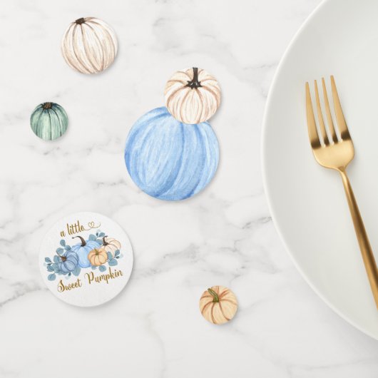 Confettis Petit baby shower citrouille doux (Groupe)