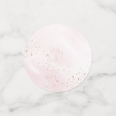 Confettis Petit Baby shower d'or rose Citrouille de Bourgogn (Petit recto)