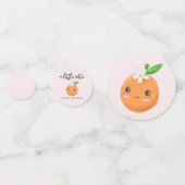 Confettis Petit Baby shower fille Cutie (Devant)