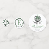 Confettis Petit Baby shower St patrick Shamrock (Devant)