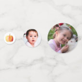 Confettis Petit Citrouille 1er anniversaire Photo (Derrière)