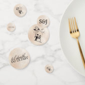 Confettis Petit couple éffrayant (Groupe)