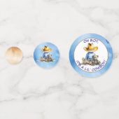 Confettis Petit Cowboy Baby shower À Thème (Derrière)