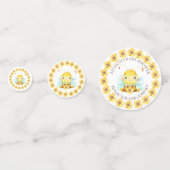 Confettis Petit miel doux Baby shower d'abeilles Merci (Devant)