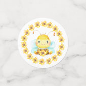 Confettis Petit miel doux Baby shower d'abeilles Merci (Petit recto)