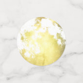 Confettis Phase de pleine lune dorée (Petit recto)