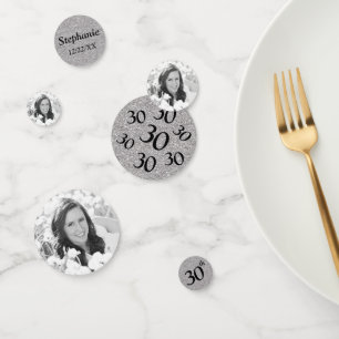 Confettis Photo d'anniversaire 30 ans