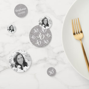 Confettis Photo d'anniversaire 30 ans