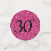 Confettis Photo d'anniversaire 30 ans (Petit recto)