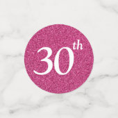 Confettis Photo du 30e anniversaire (Petit recto)