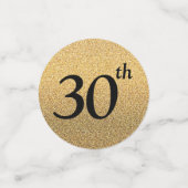 Confettis Photo du 30e anniversaire (Petit recto)