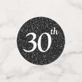 Confettis Photo du 30e anniversaire (Petit recto)