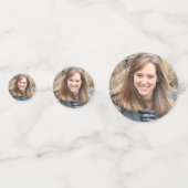 Confettis Photo du 40e anniversaire (Derrière)