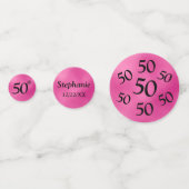 Confettis Photo du 50e anniversaire (Devant)