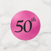 Confettis Photo du 50e anniversaire (Petit recto)