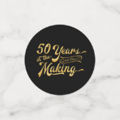 Confettis Photo du 50e anniversaire | 50 ANS DANS LA FABRICA (Petit recto)