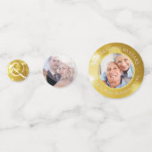 Confettis Photo du 50e anniversaire du Mariage (Devant)