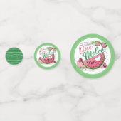 Confettis Photo Mignonne One Dans Un Melon Party (Devant)