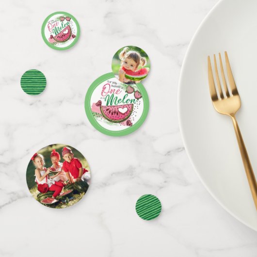 Confettis Photo Mignonne One Dans Un Melon Party (Groupe)