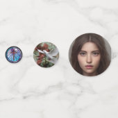 Confettis Photo modifiable Sacrement chrétien catholique (Derrière)