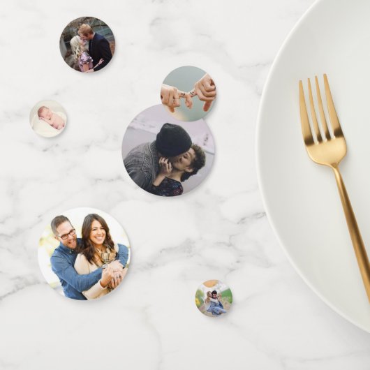 Confettis Photo personnalisée | Fête de la fête (Groupe)