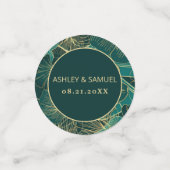 Confettis Photo personnalisée Feuilles d'or (Petit recto)